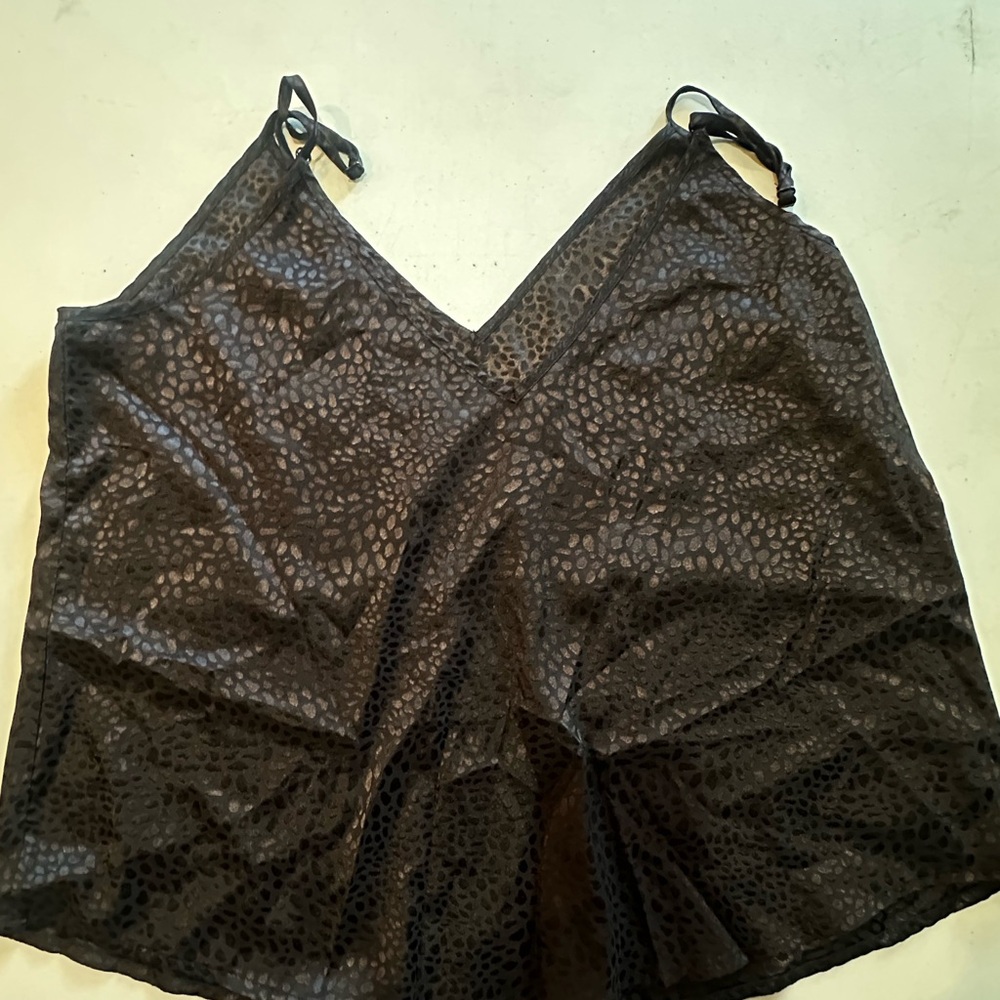 Black Leopard Print Camisole